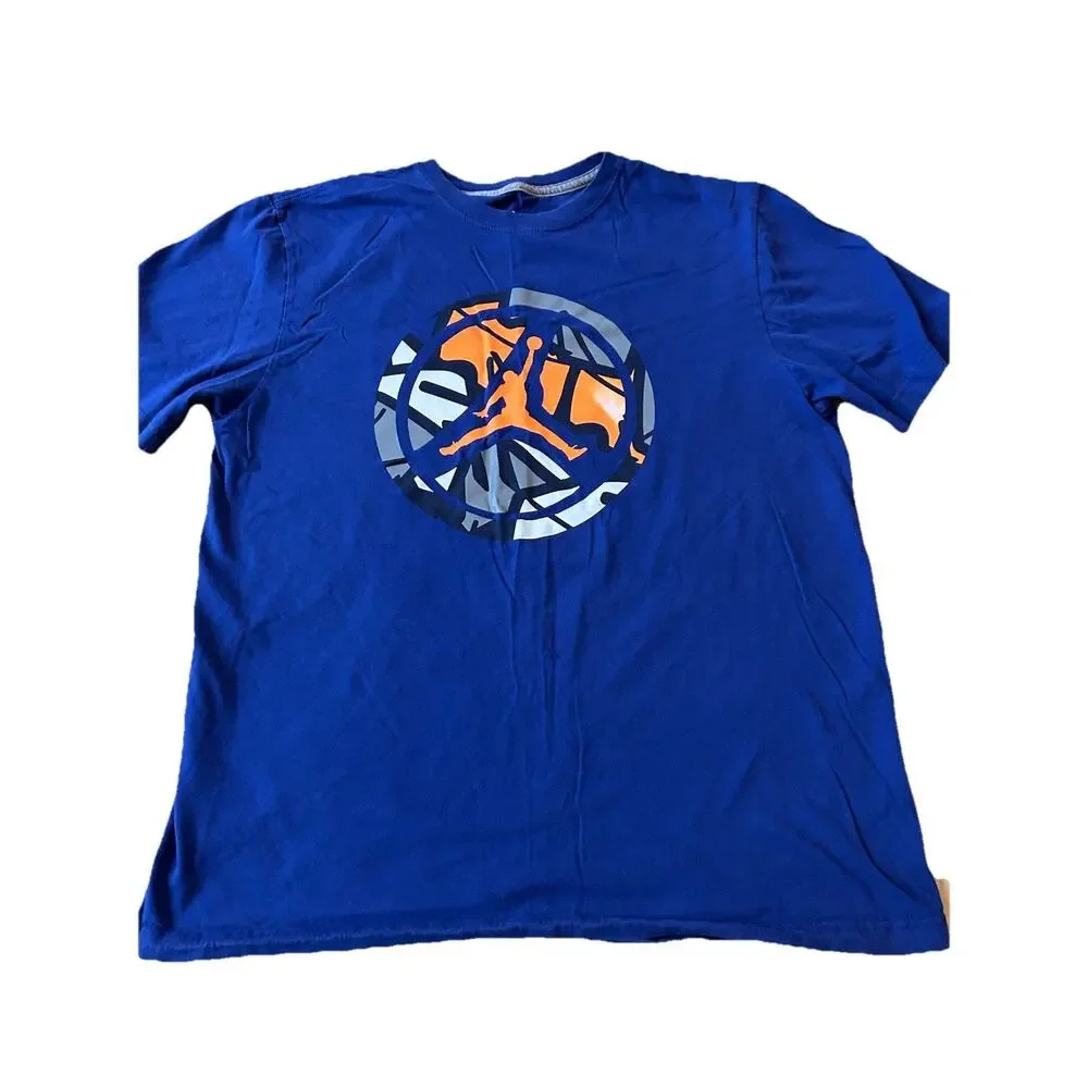 Air Jordan T-Shirt Men’s L Purple Michael Jordan Jumpman NIKE Graphic Basketball